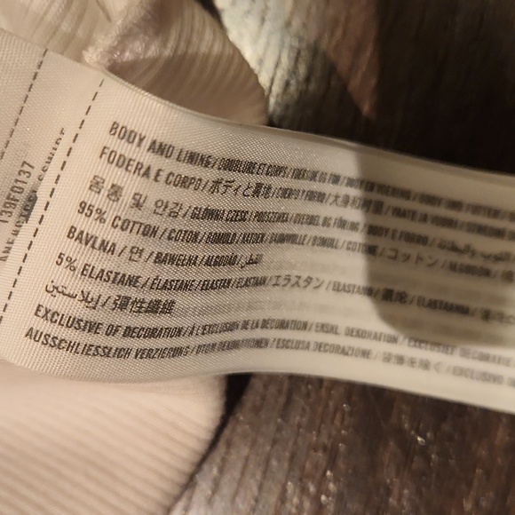 ❤️ NWT! ABERCROMBIE & FITCH WHITE HENLEY THONG BODYSUIT, MEDIUM - Picture 7 of 10